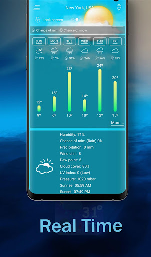 Weather and Radar Live Capture d'écran 0