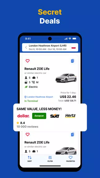 Schermata EconomyBookings Car Rental 3