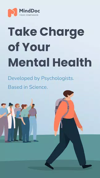 MindDoc: Mental Health Support Schermafbeelding 0