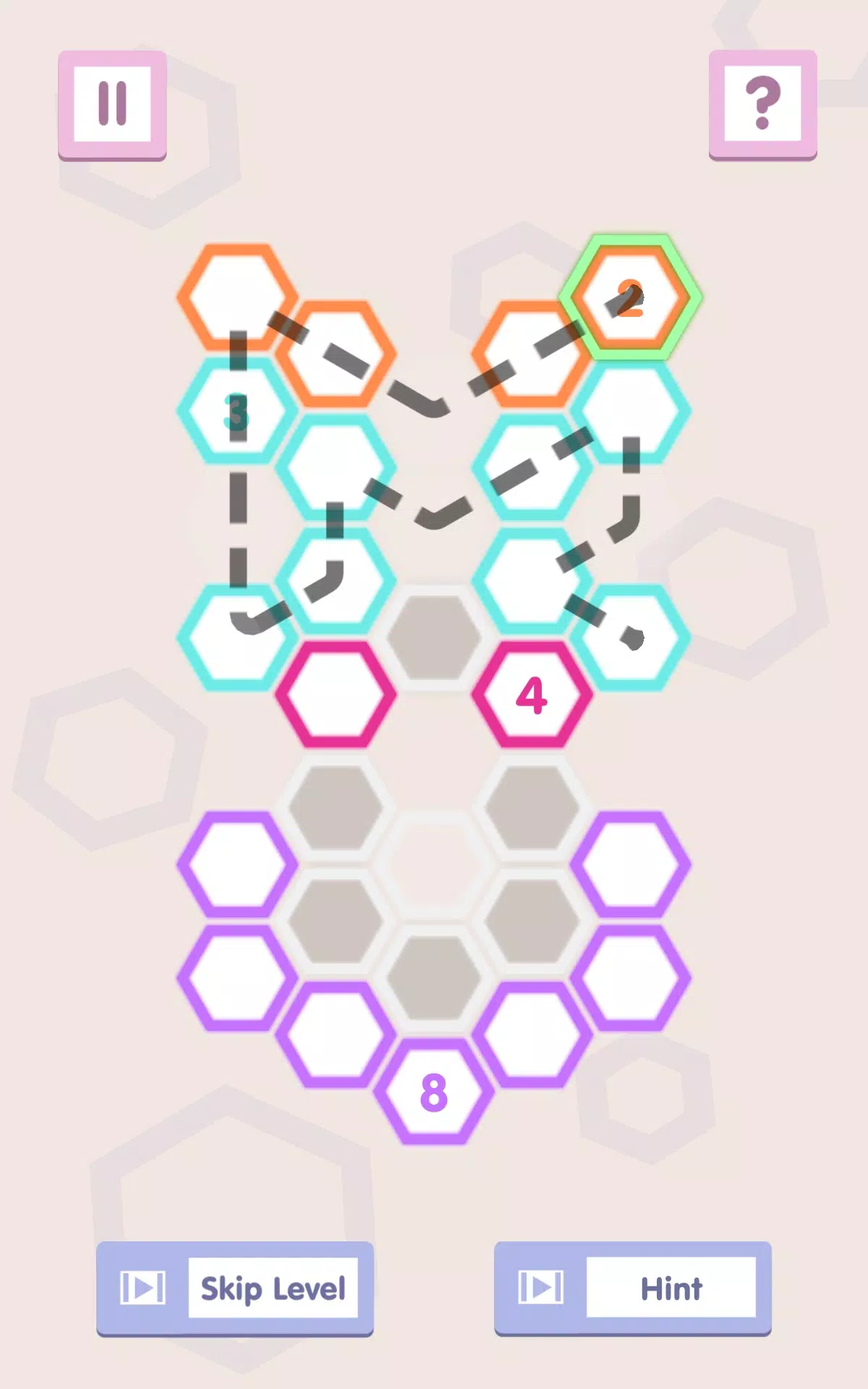 Number Path: Hexa Links Tangkapan skrin 1