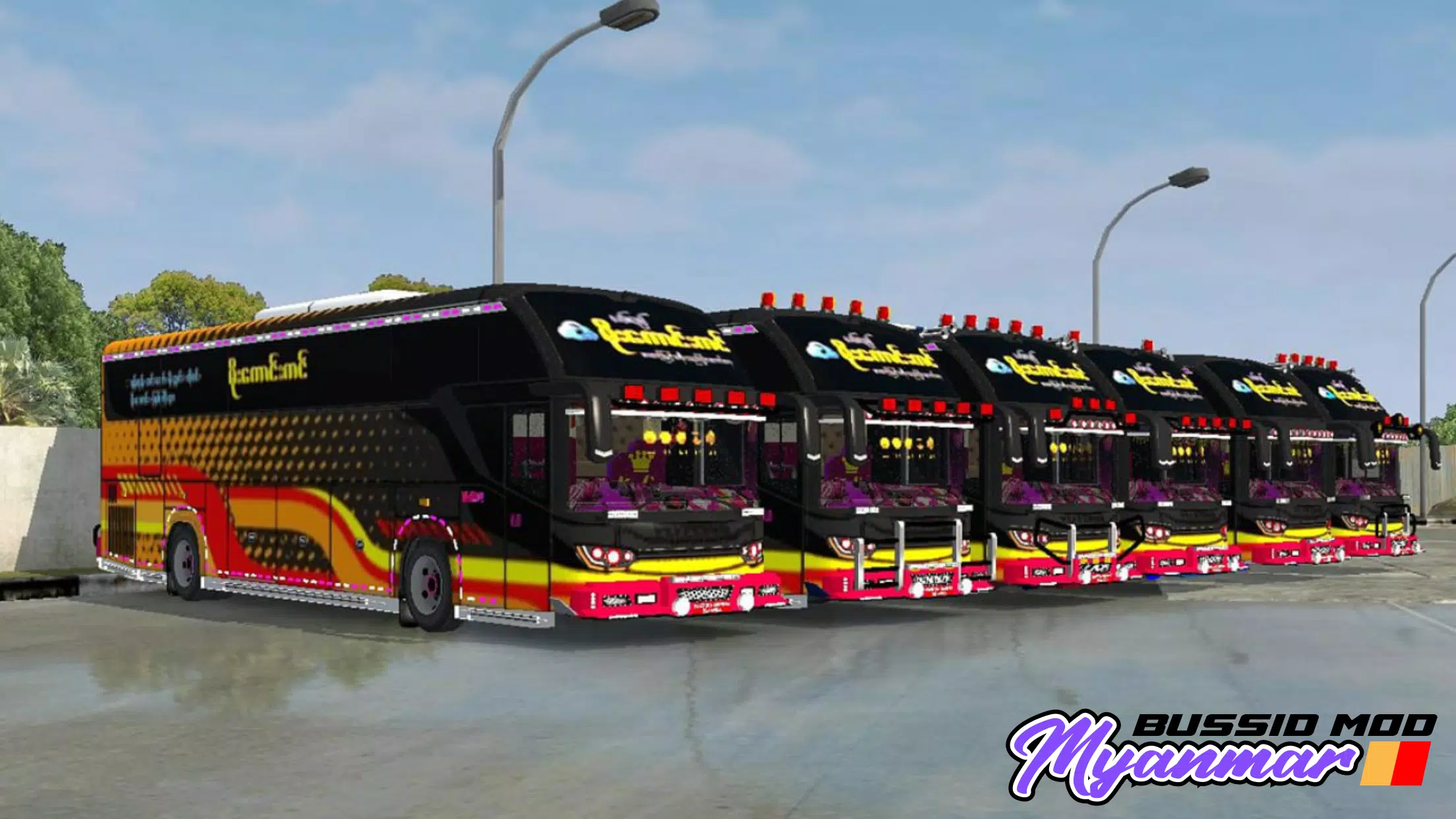 Schermata Mod Bussid Myanmar 0