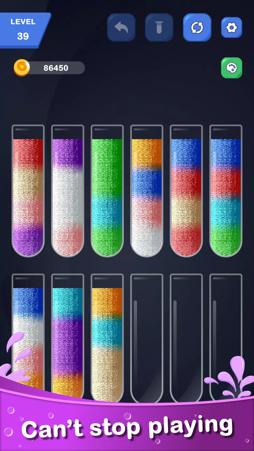 Color Water Sort - Puzzle Screenshot 2