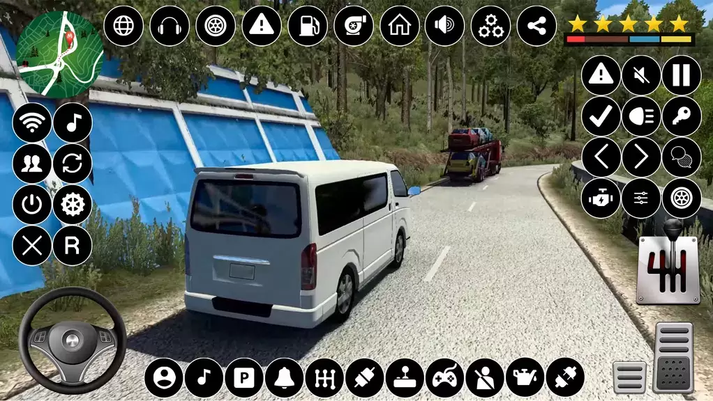 Van Simulator Dubai Car Games স্ক্রিনশট 1