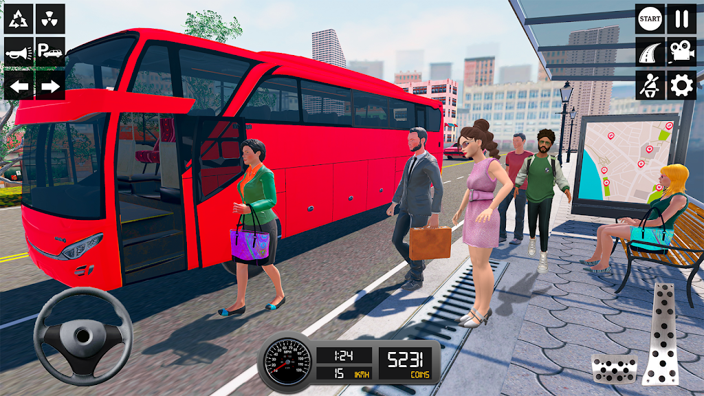 Driving Simulator 3d Bus Games スクリーンショット 2