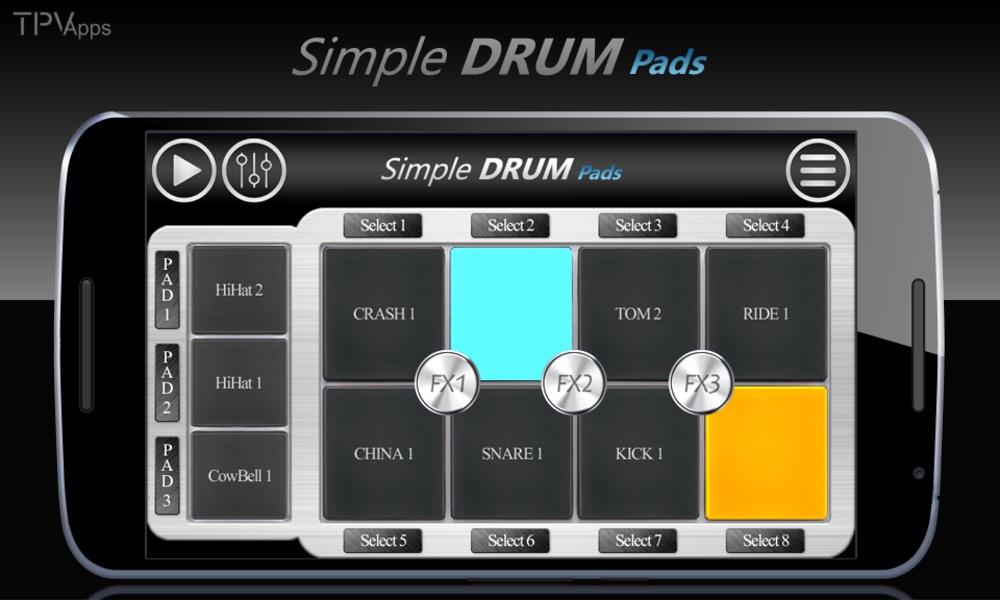 Simple Drums Rock - Bateria Captura de tela 1