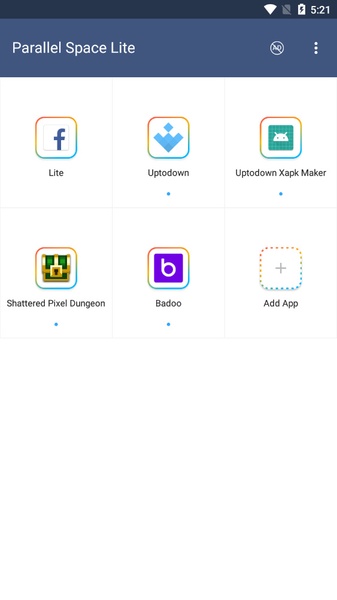 Parallel Space Lite－Dual App Captura de tela 0