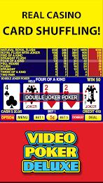 Video Poker Deluxe Capture d'écran 3