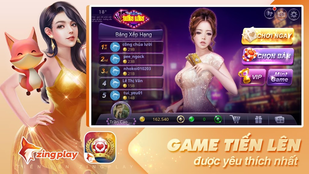 Tiến lên Miền Nam - Tiến Lên - ZingPlay Ekran Görüntüsü 0