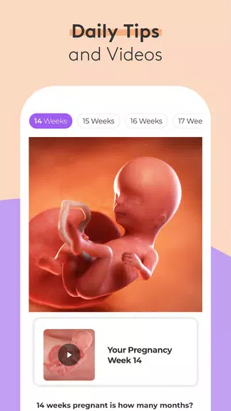 Pregnancy Tracker & Baby App Captura de pantalla 1