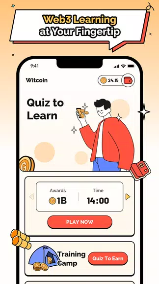 Witcoin: Web3 Play to Learn Скриншот 0