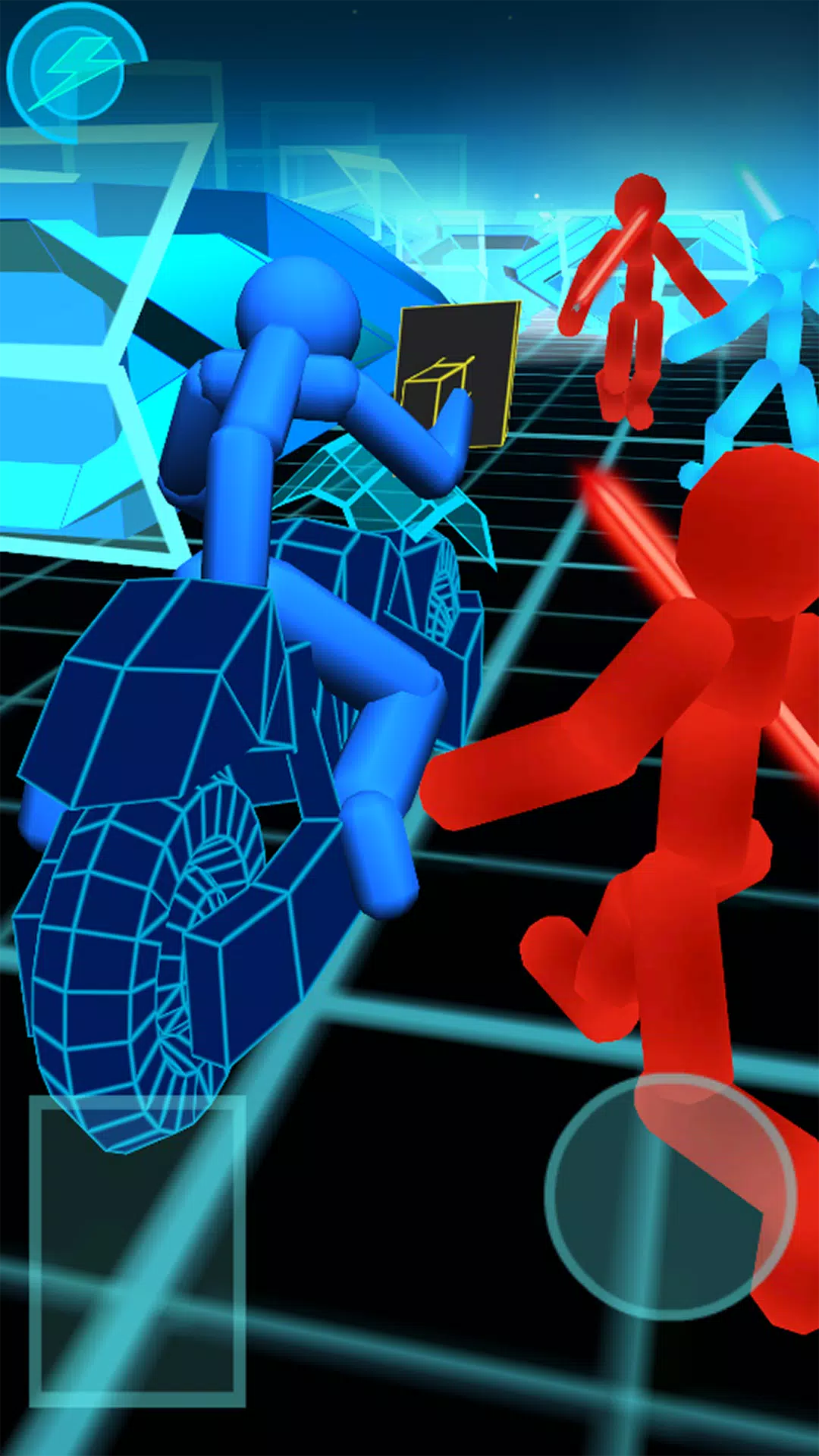 Stickman Neon Motorcycle Race Capture d'écran 0