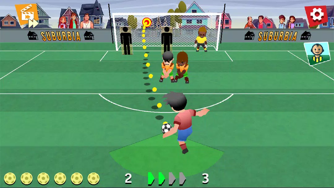 FreeKick Screamers - Football Ảnh chụp màn hình 0