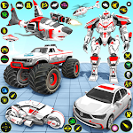 Monster Truck Robot Shark Game