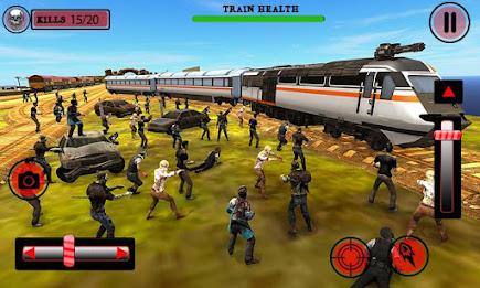 US Army Train Zombie Shooting Schermafbeelding 2