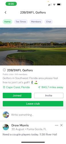 GolfLync Social Media for Golf Zrzut ekranu 3