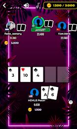 Schermata Hoyle Poker: 5 Card Online 2