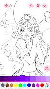 Girls Princess Coloring Book Capture d'écran 3