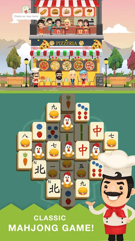 Mahjong Cooking Tower - Match & Build Your Tower Tangkapan skrin 0