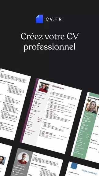 CV.fr : Créer un CV pro ภาพหน้าจอ 0