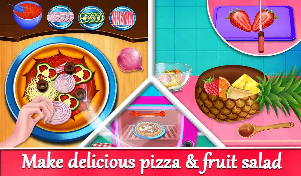 Cooking in Kitchen Food Games Captura de tela 1