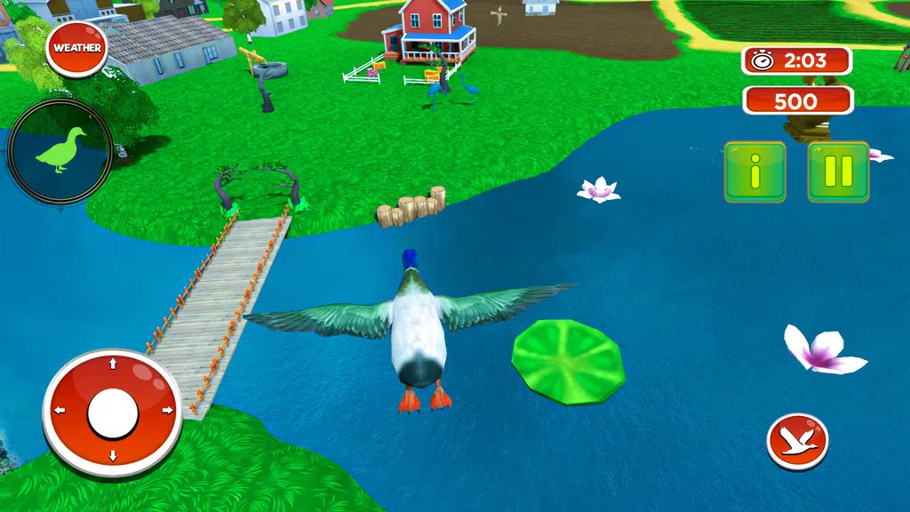 Talking Duck Bird game স্ক্রিনশট 2