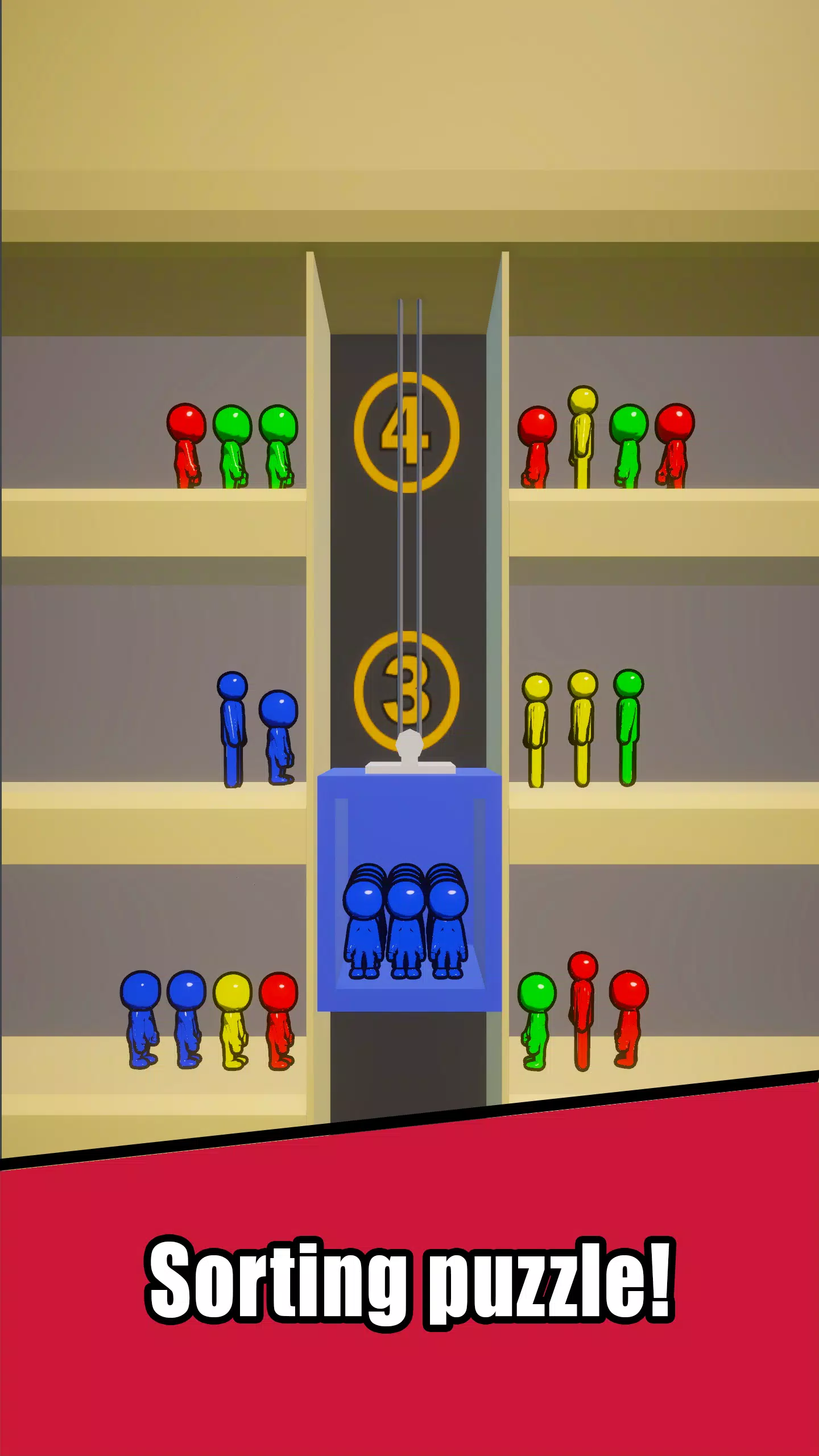 Lift Traffic: elevator game Tangkapan skrin 0