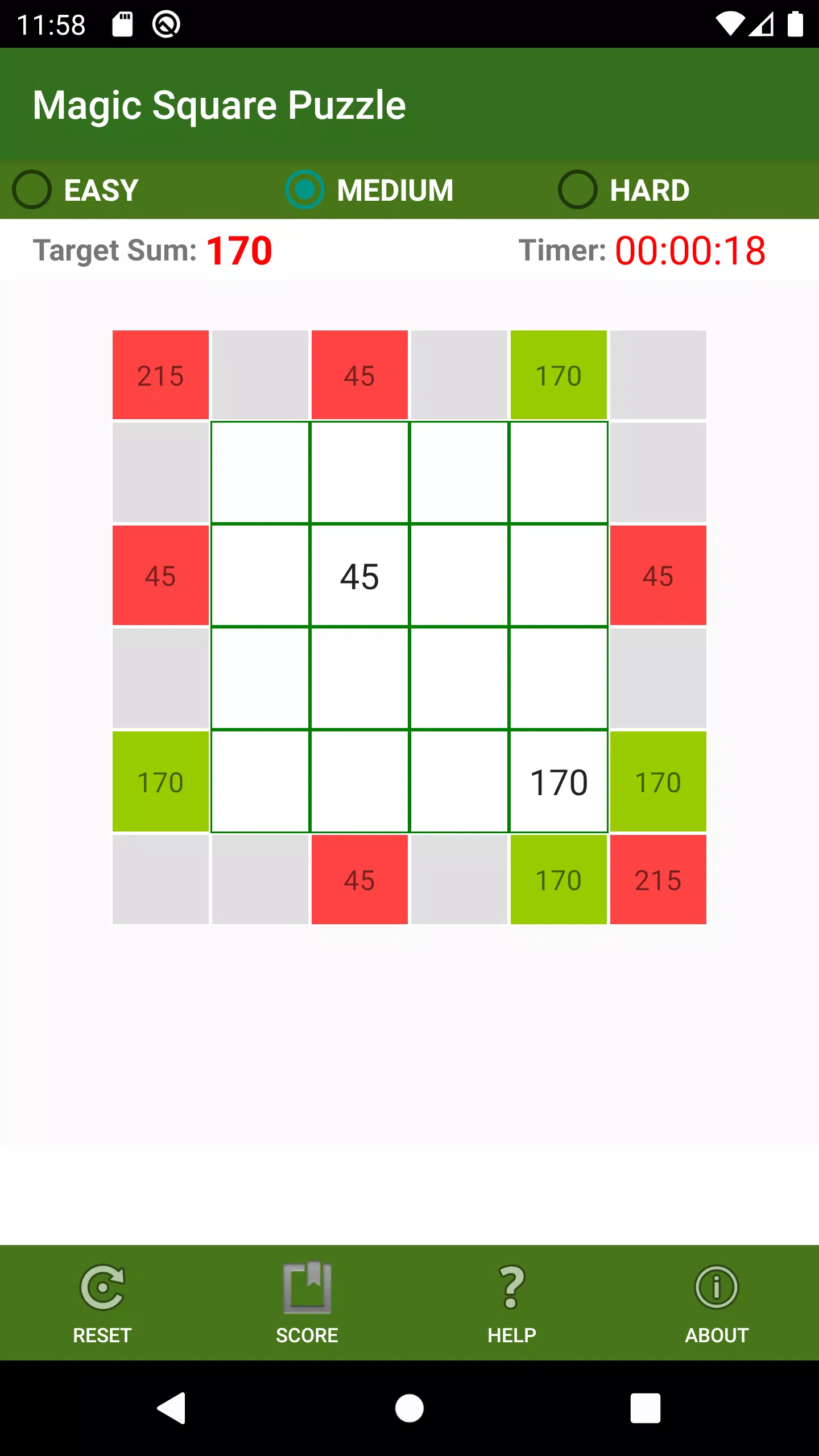 Magic Square Puzzle应用截图第3张