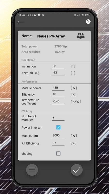 PV Calculator Premium Ekran Görüntüsü 0