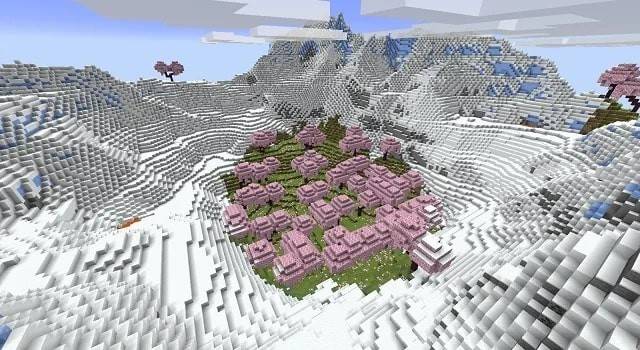 Minecraft snow biome seed