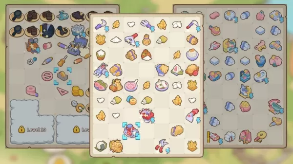 รูปภาพของรายการรวมที่หลากหลายเช่นเครื่องมือสวนจาก Merge Cat Town