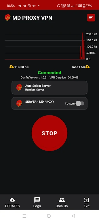 MD PROXY VPN Скриншот 1