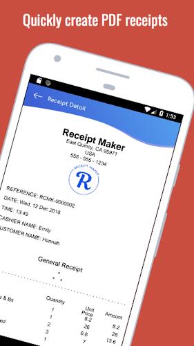 Receipt Maker स्क्रीनशॉट 0