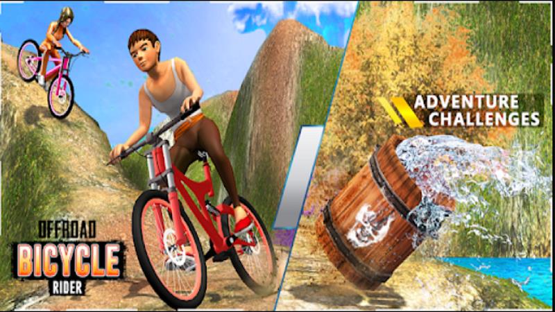 Offroad Bicycle Bmx Stunt Game Schermafbeelding 1