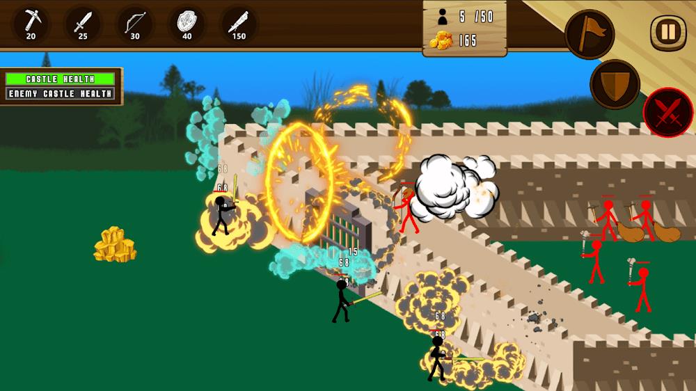 Stickman Age: Stick War Battle Schermafbeelding 3