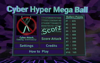 Cyber Hyper Mega Ball Captura de pantalla 1