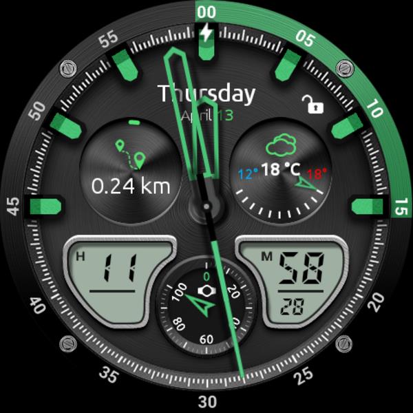 Fury Watch Face Schermafbeelding 2