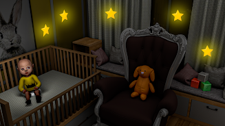 Scary Baby Pink Horror Game 3D Schermafbeelding 1