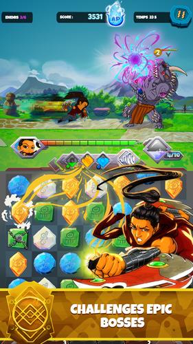 Aurion KGF: Match 3 RPG ภาพหน้าจอ 3