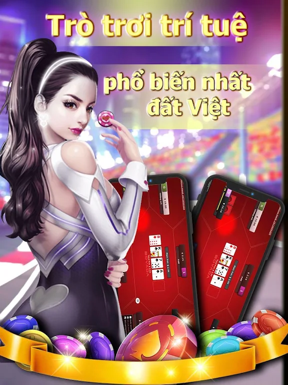 Tiến Lên: Tien len mien nam, tien len - OFFLINE應用截圖第1張