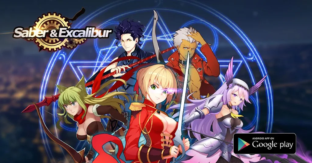 Saber And Excalibur Schermafbeelding 0