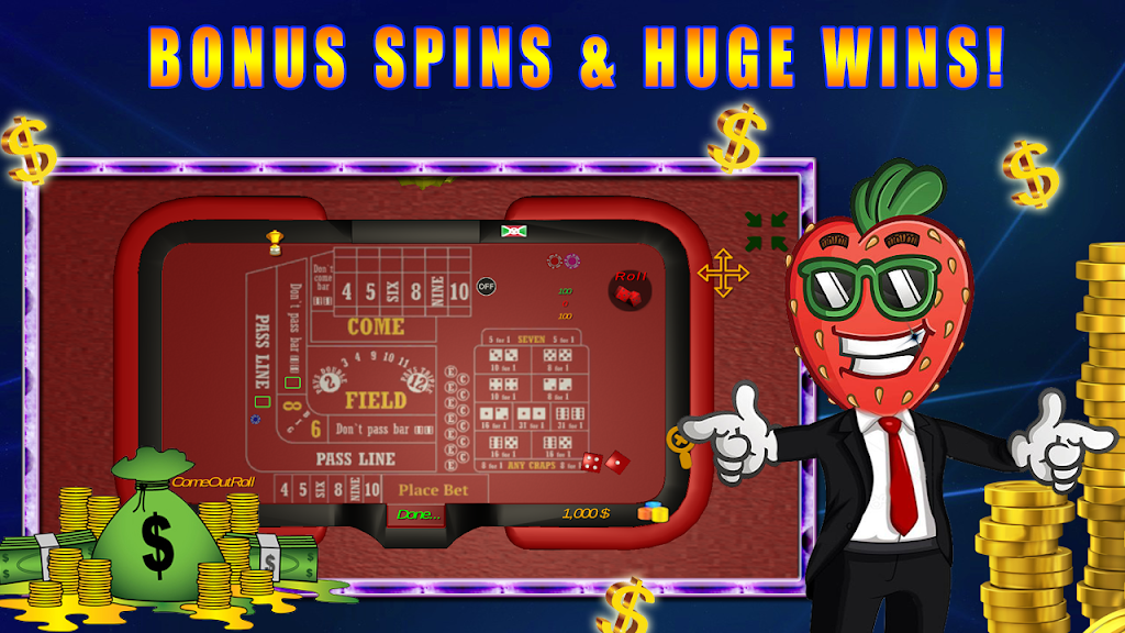 Virtuelles Casino - Craps Spiel Online スクリーンショット 0