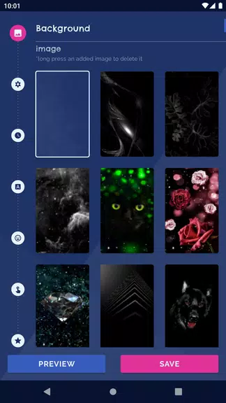 Black Live Wallpaper Dark Mode Скриншот 0