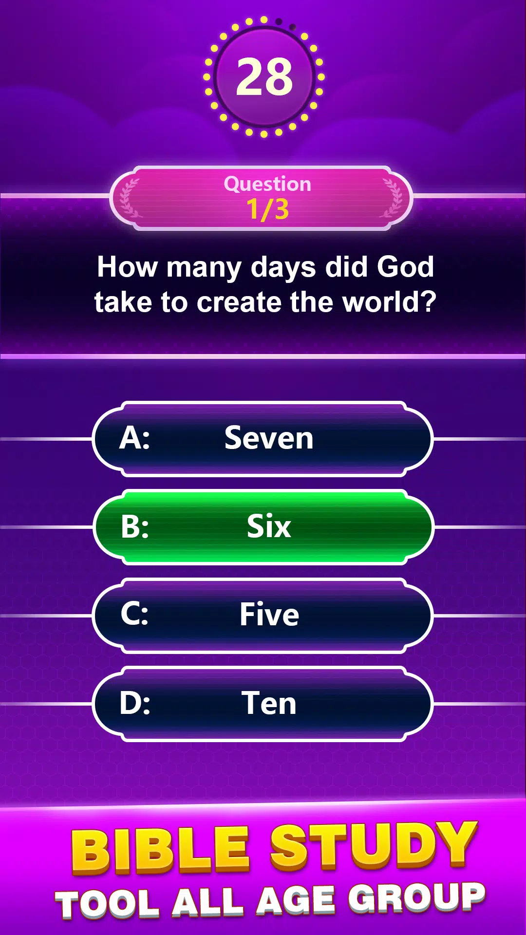 Bible Trivia スクリーンショット 0