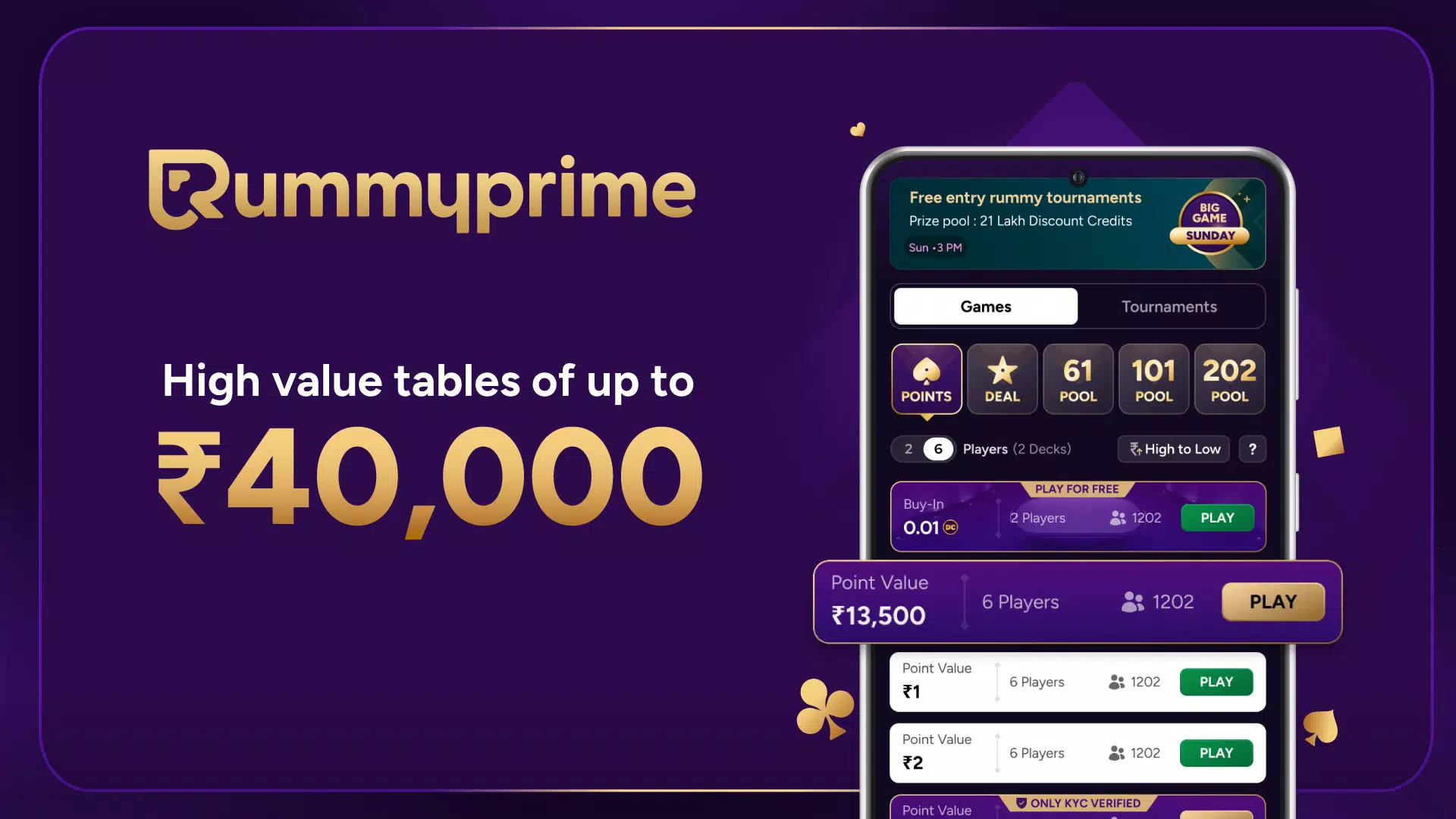 RummyPrime - Rummy Cash Game Capture d'écran 2