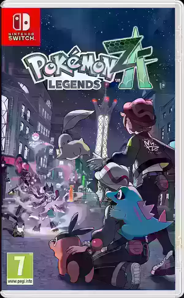Pokémon Legends: Z-A Nintendo Switch version box art
