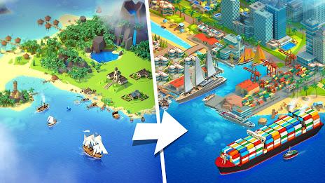 Sea Port: Cargo Boat Tycoon Скриншот 0