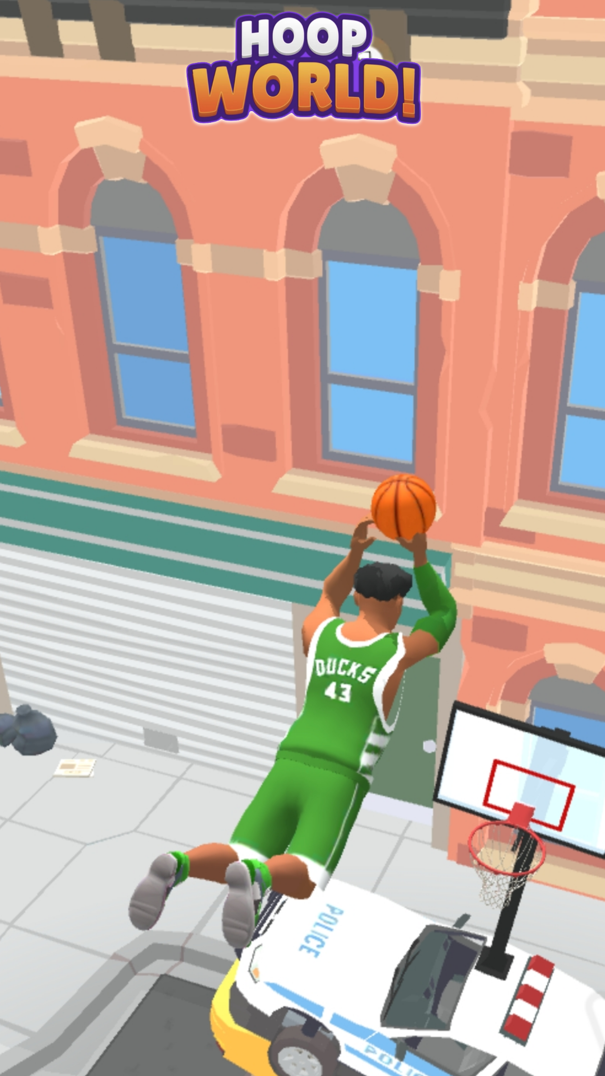 Hoop World: Flip Dunk Game 3D Ảnh chụp màn hình 1