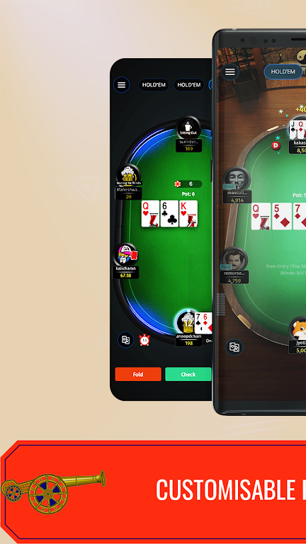 PokerBaazi: Practice Poker Tangkapan skrin 2