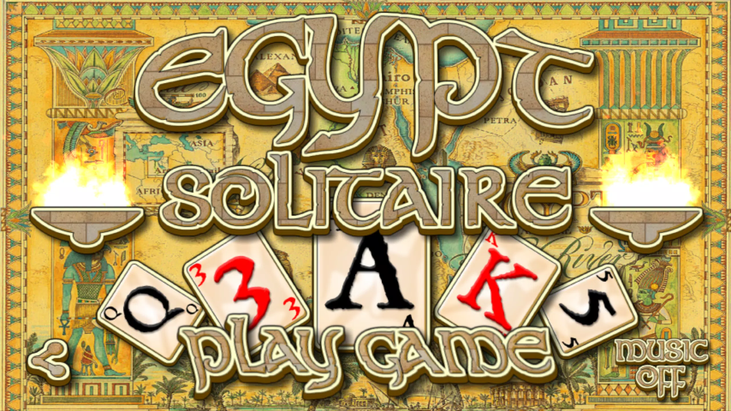 Egypt Solitaire ဖန်သားပြင်ဓာတ်ပုံ 3