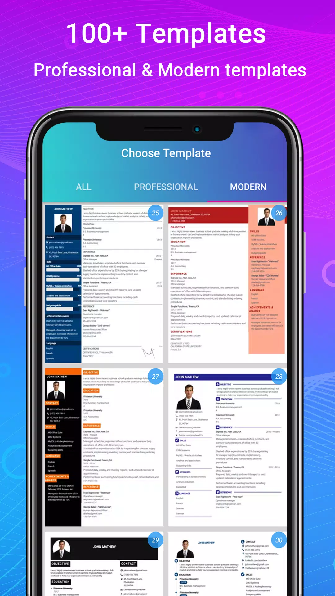 Resume - Intelligent CV maker ภาพหน้าจอ 2